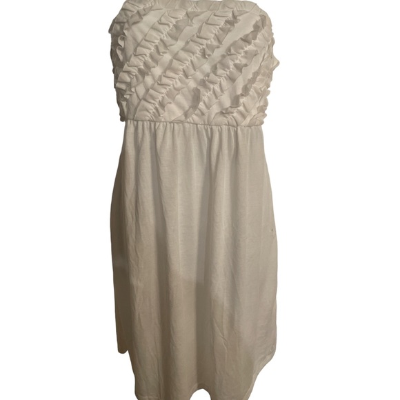 OP Junior Ruffled Bodice Strapless Sundress/beach cover up - Picture 2 of 5